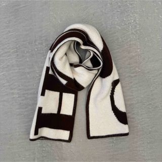 COACH - コーチ coachシグネチャー ロボット刺繍ニット マフラー COACH - コーチ coachシグネチャー ロボット刺繍ニット マフラー