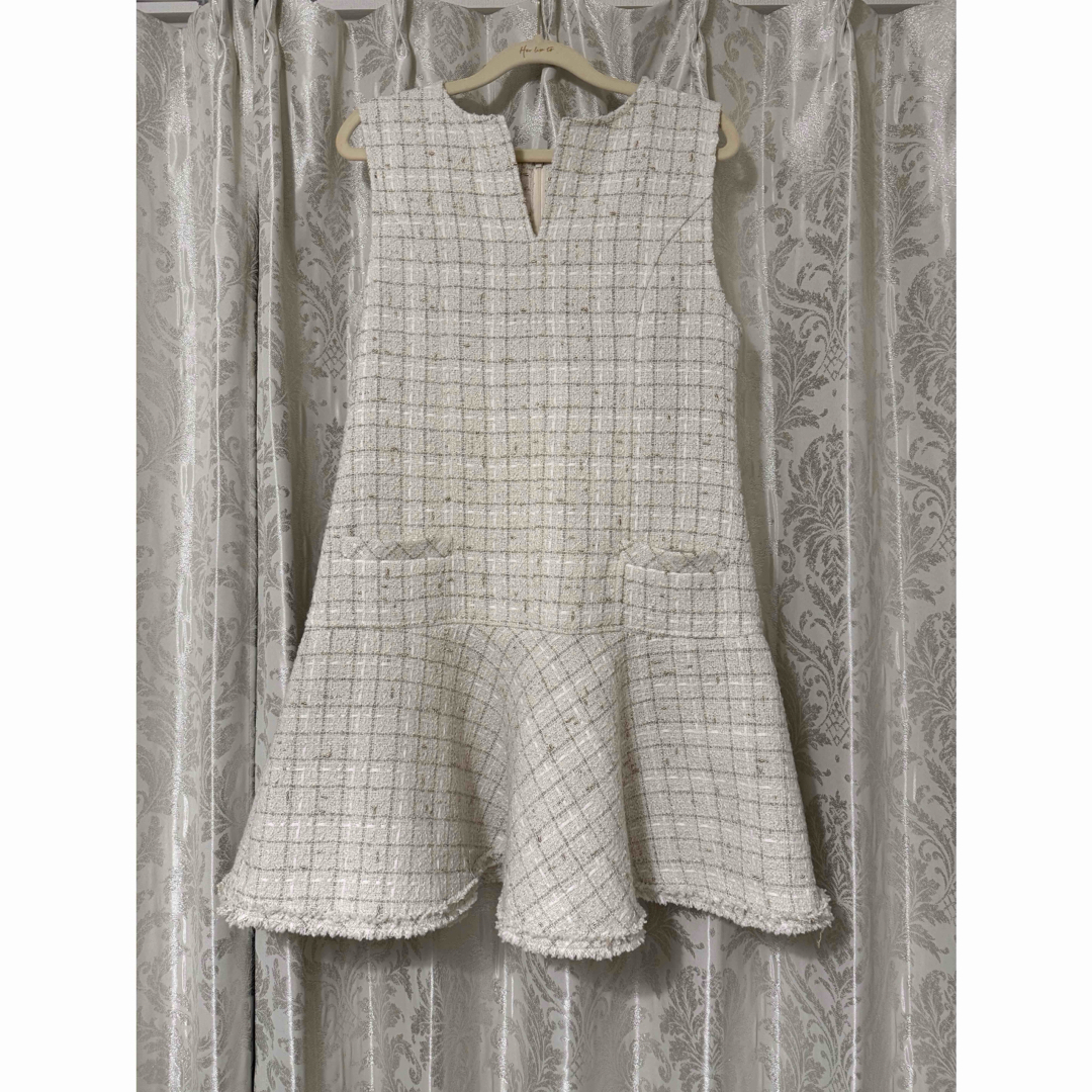 herlipto♡新品Victoria 貯まる Tweed Jumper Dress M herlipto♡新品Victoria 貯まる Tweed Jumper Dress M