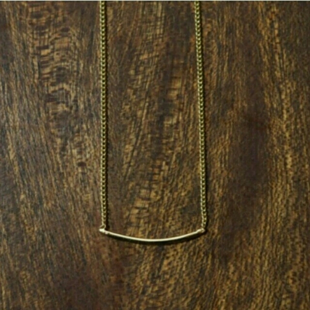 TODAYFUL(トゥデイフル)の☆9日まで限定値下げ☆トゥデイフル　Oval Bar Necklace☆ レディースのアクセサリー(ネックレス)の商品写真