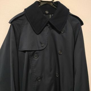 BURBERRY - Burberrys England製 一枚袖 トレンチ21 ネイビー BURBERRY - Burberrys England製 一枚袖 トレンチ21 ネイビー