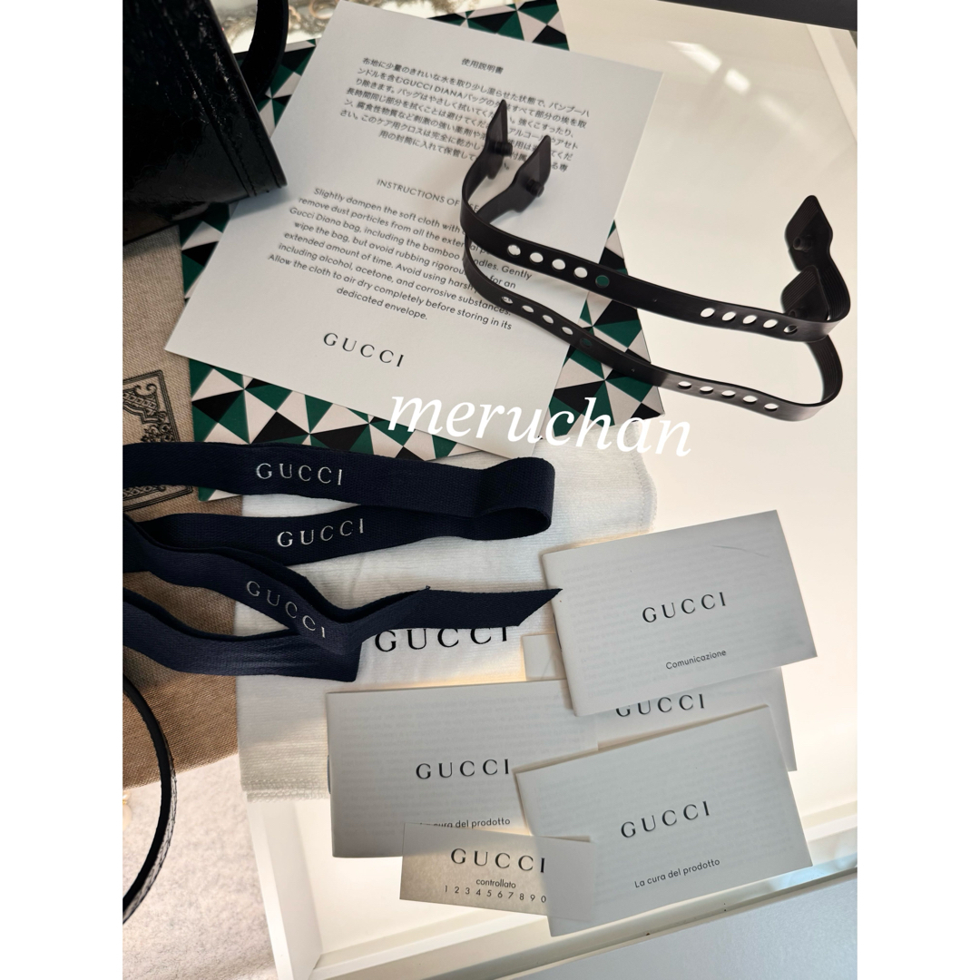 GUCCI - 【新品同様】グッチ ダイアナミニ トートバッグ GUCCI - 【新品同様】グッチ ダイアナミニ トートバッグ