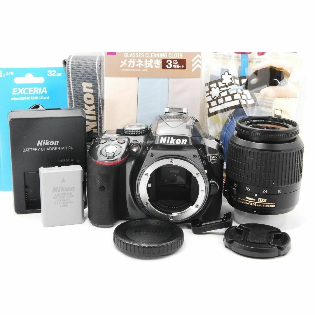 ✨シャッター新品級 Nikon D5300 ニコン スマホ転送 Wi-Fi転送 ✨シャッター新品級 Nikon D5300 ニコン スマホ転送 Wi-Fi転送