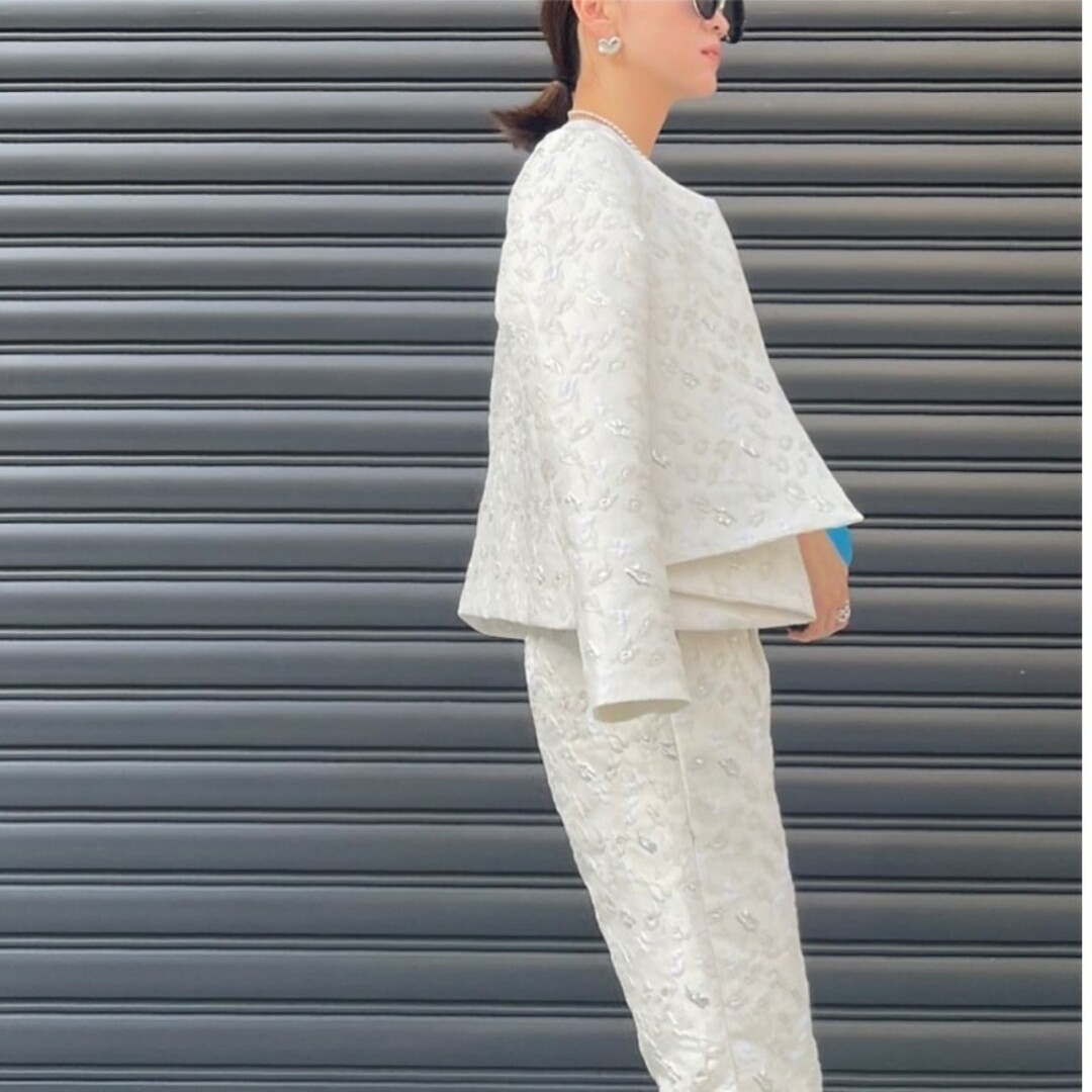 HIAND　ハイアンド　箔ジャガード　ジャケット＋パンツ