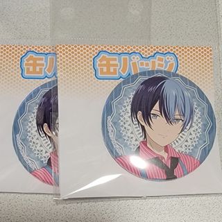 プロジェクトセカイ タワレコカフェ 青柳冬弥 缶バッジ 2個(キャラクターグッズ)