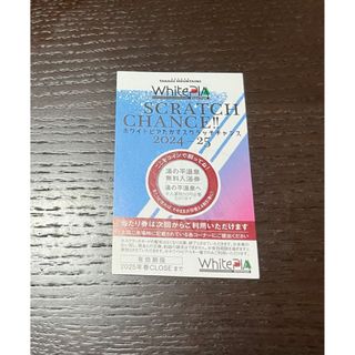 湯の平温泉 無料入浴券