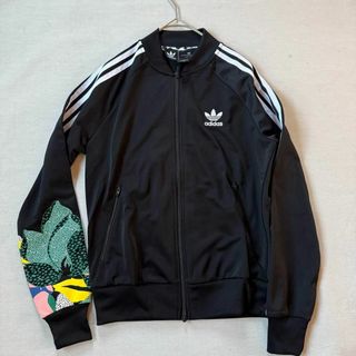 adidas - adidas☆サテン ルーズ トラックジャケット☆ジャージ adidas - adidas☆サテン ルーズ トラックジャケット☆ジャージ