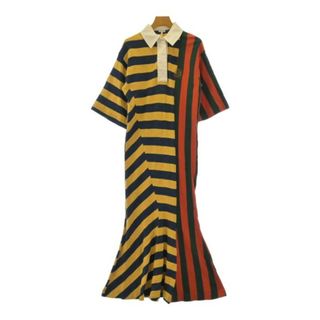 LOEWE - 美品 ロエベ キャメル100% レザートリム 膝丈 LOEWE - 美品 ロエベ キャメル100% レザートリム 膝丈