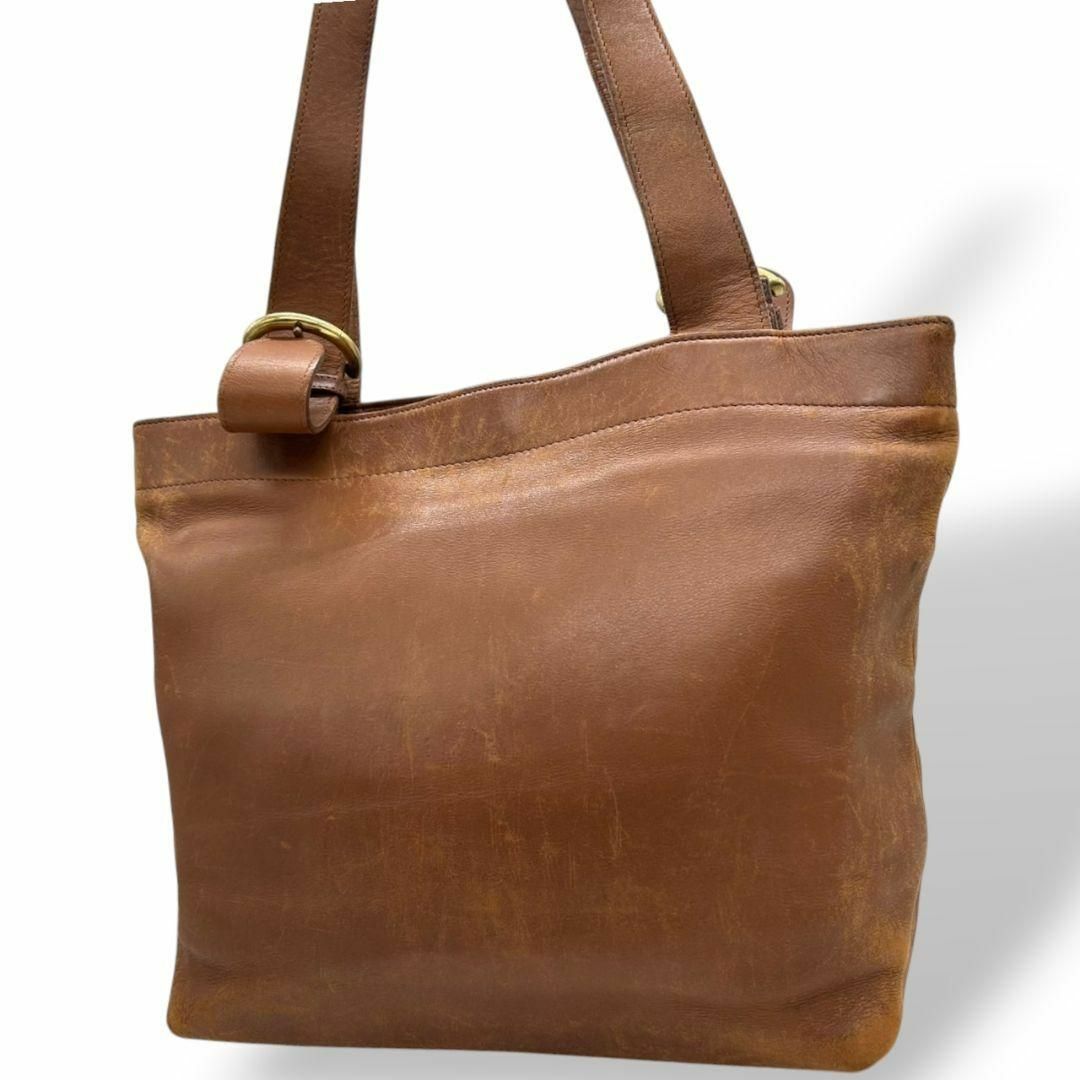 COACH - coach オールドコーチ　トートバッグ　茶　レザー　クラシック　U15