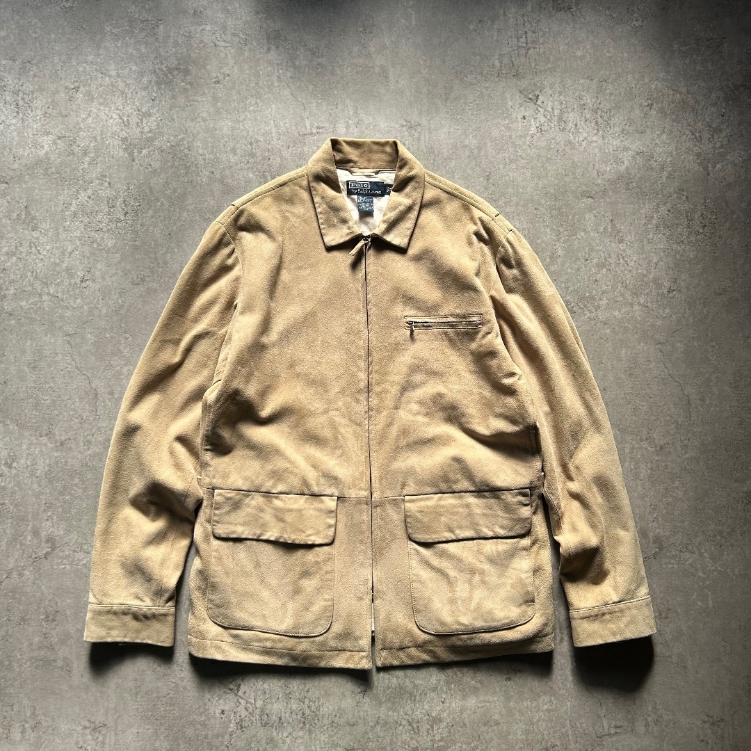 Ralph Lauren - 90s ラルフローレン スエードジャケット M ベージュ