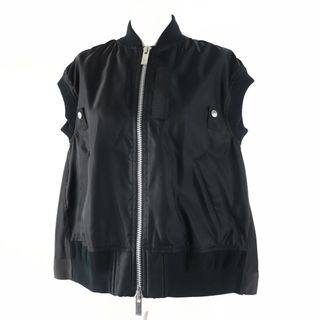 sacai - 美品 sacai サカイ Suiting Long Vest ドッキング sacai - 美品 sacai サカイ Suiting Long Vest ドッキング
