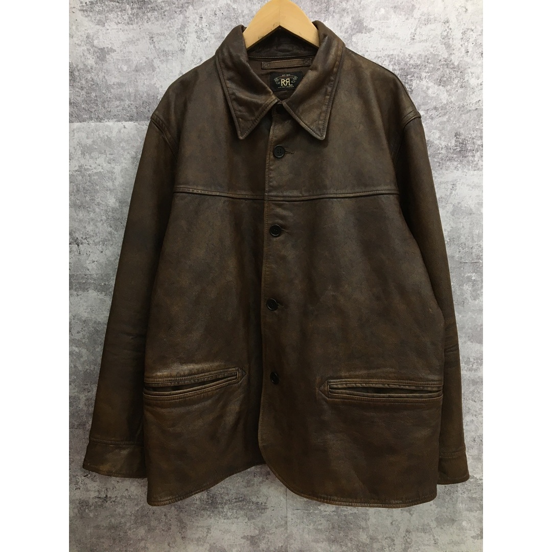 RRL - RRL LEATHER CAR COAT ダブルアールエル レザー カー RRL - RRL LEATHER CAR COAT ダブルアールエル レザー カー