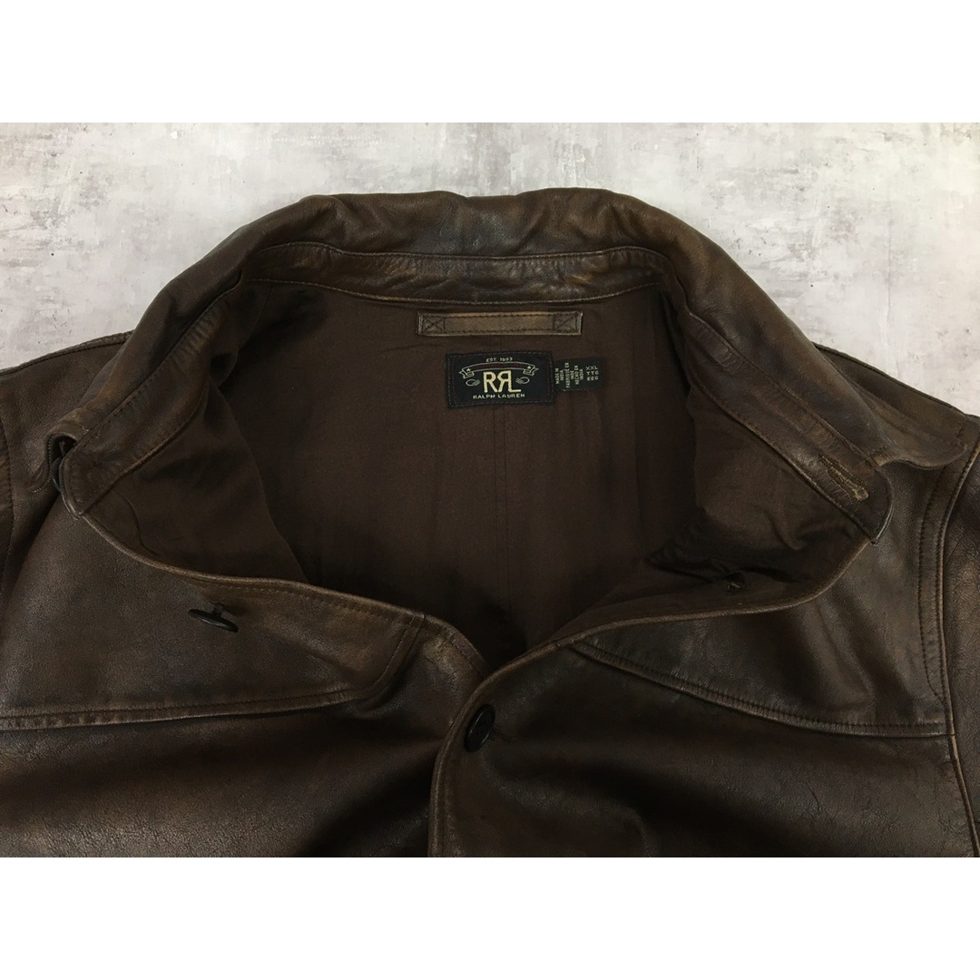 RRL - RRL LEATHER CAR COAT ダブルアールエル レザー カー RRL - RRL LEATHER CAR COAT ダブルアールエル レザー カー
