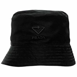 PRADA - 未使用 PRADA ラムレザー バケットハット プラダ バケハ PRADA - 未使用 PRADA ラムレザー バケットハット プラダ バケハ