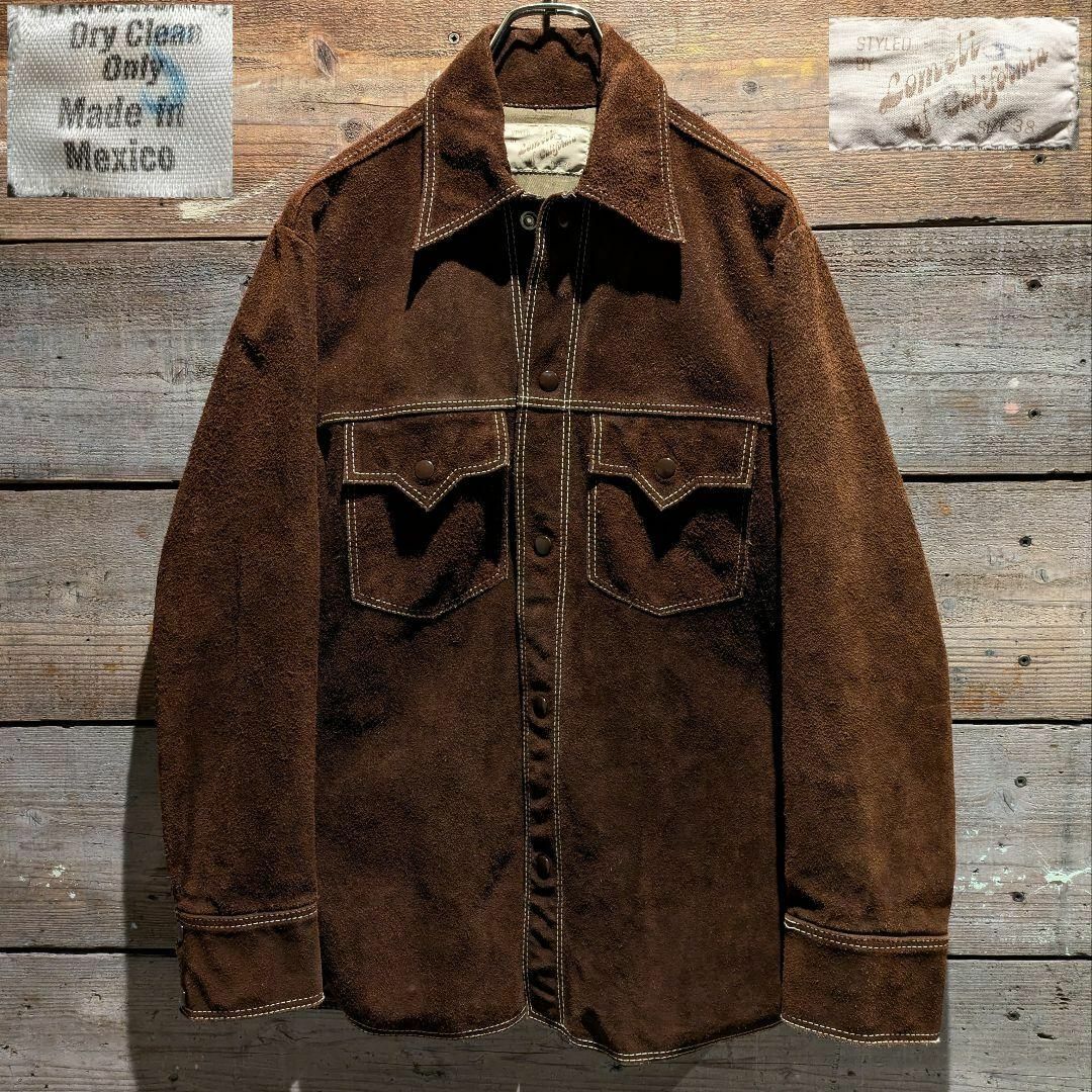 VINTAGE - スペシャル 70s Mexico製 ウエスタン レザー VINTAGE - スペシャル 70s Mexico製 ウエスタン レザー