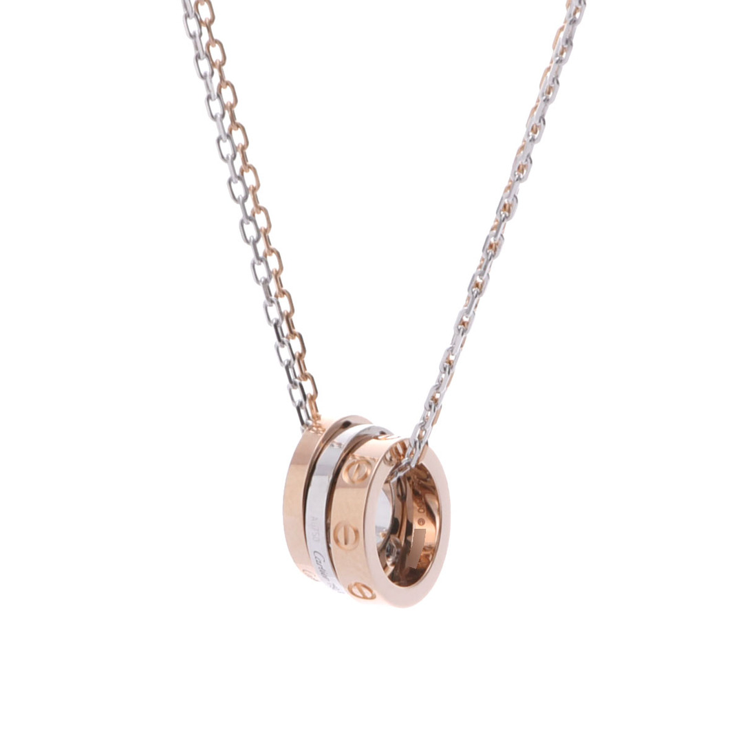 Cartier - 中古 カルティエ CARTIER B7013900 レディース ネックレス K18ピンクゴールド PG /K18ホワイトゴールド WG /K18イエローゴールド ダイヤモンド