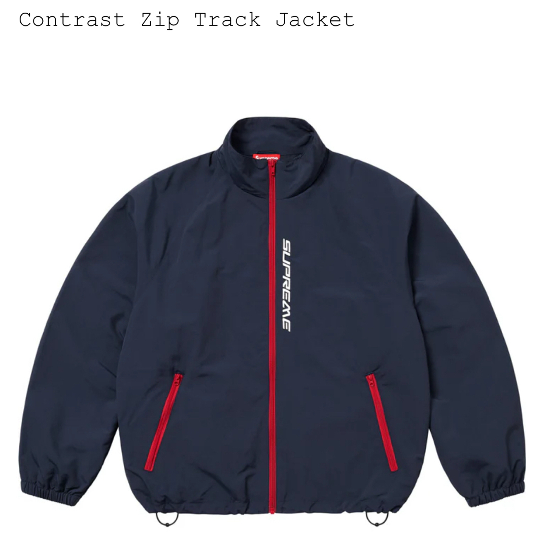 Supreme - 【 supreme 25SS】Contrast Zip Track Jacketの通販 Supreme - 【 supreme 25SS】Contrast Zip Track Jacketの通販