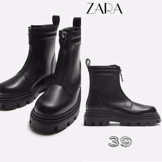 ZARA - ZARA(ザラ) チャンキートラックソール チェルシーブーツ ZARA - ZARA(ザラ) チャンキートラックソール チェルシーブーツ