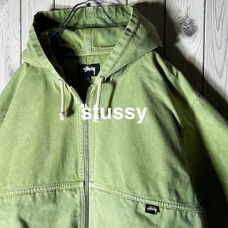 STUSSY - 【極美品 XL】ステューシー ガーメントダイ ワーク STUSSY - 【極美品 XL】ステューシー ガーメントダイ ワーク