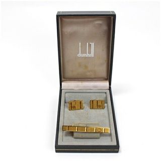 ダンヒル(Dunhill)のダンヒル タイピン・カフス 中古 ABランク DUNHILL ゴールド ｜メンズ 男性 ブランド ネクタイ 【送料無料】(ネクタイ)