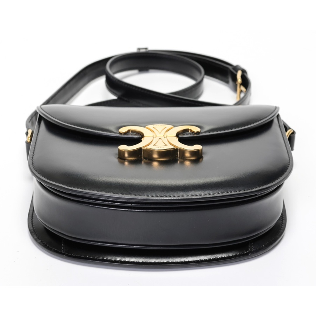 CELINE(セリーヌ)のセリーヌ / CELINE　ティーン ブザス トリオンフ ショルダーバッグ　110413BF4.38NO　ブラック 【中古】 商品番号 S-157426 レディースのバッグ(ショルダーバッグ)の商品写真
