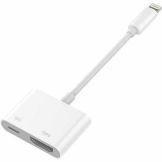 iPhone hdmi変換ケーブル MFi認証品 ライトニング ミラーリング(映像用ケーブル)