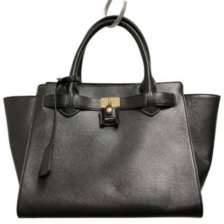 デュラス(DURAS)のデュラス DURAS ハンドバッグ レザー 黒 ブラック(ハンドバッグ)