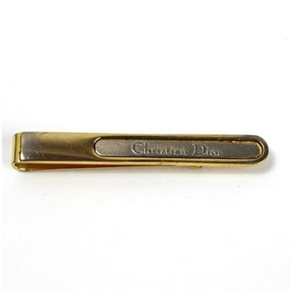 クリスチャンディオール(Christian Dior)のクリスチャンディオール ネクタイピン ゴールド×シルバー 中古 ABランク Christian Dior｜アクセサリー メンズ 男性用 ビジネス 仕事 スーツ小物 タイバー  【ネコポス送料無料】(ネクタイ)