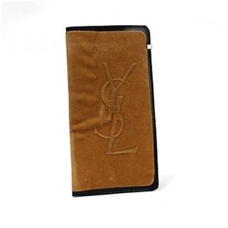 サンローラン(SAINT LAURENT)のイヴサンローラン 眼鏡ケース ベージュ×ブラウン 中古 ABランク YVES SAINT LAURENT｜レディース 女性 メガネケース  【ネコポス送料無料】(サングラス/メガネ)
