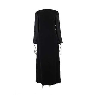 BALENCIAGA - BALENCIAGA ブラックワンピース ノンスリーブ BALENCIAGA - BALENCIAGA ブラックワンピース ノンスリーブ