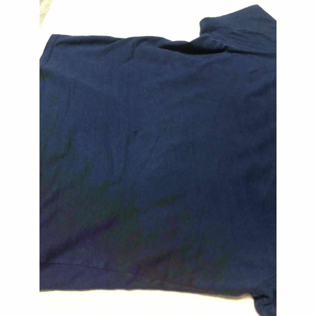 i.n.e(インエ)のine サイズ2 Mサイズ相当　インエ　紺色　ネイビー　ロゴ入り　半袖Tシャツ  レディースのトップス(Tシャツ(半袖/袖なし))の商品写真