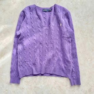POLO RALPH LAUREN(ニット/セーター ・ パープル/紫色系)の POLO RALPH LAUREN(ニット/セーター ・ パープル/紫色系)の