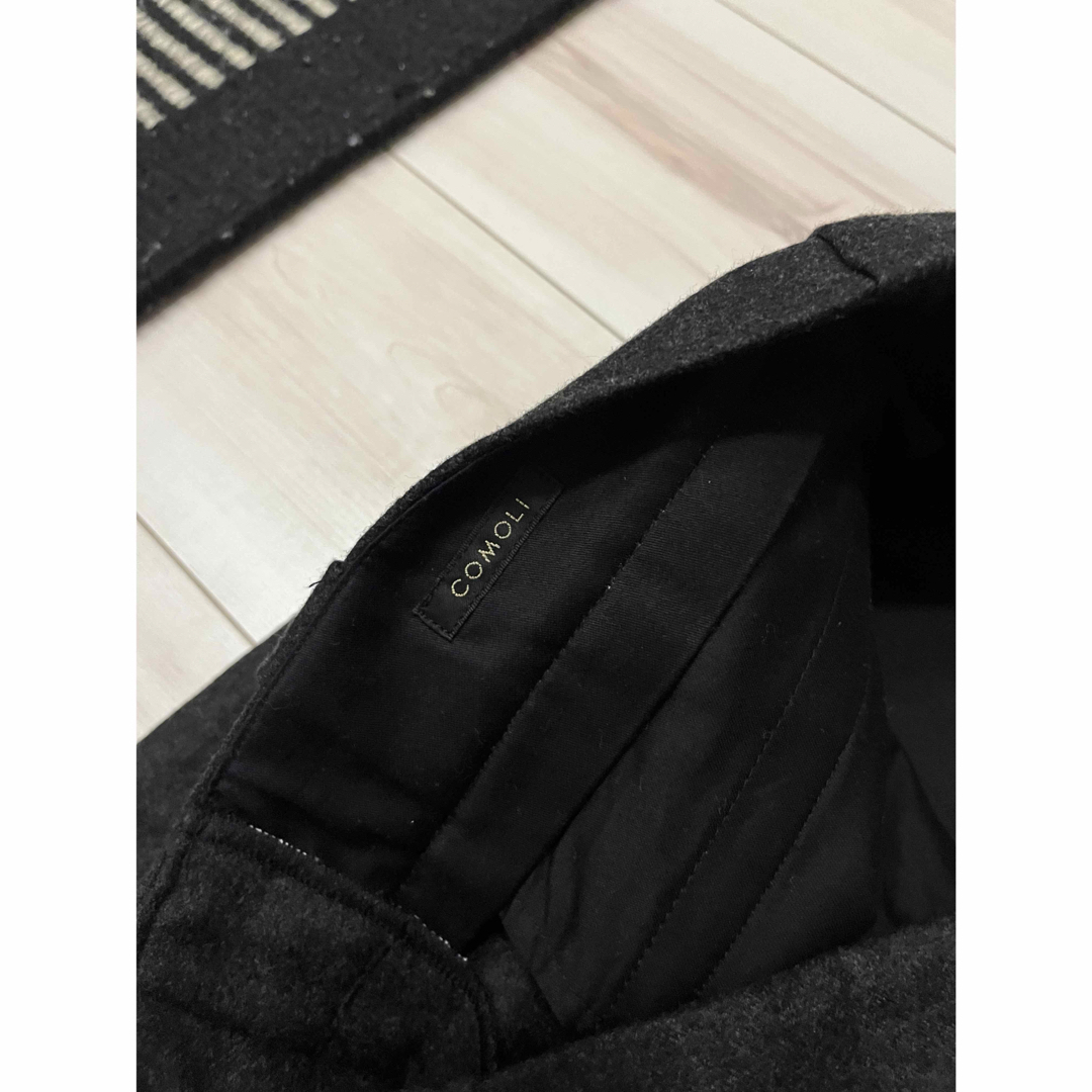 COMOLI - COMOLI 24AW ウールフラノパンツ A03-03022 の通販 by COMOLI - COMOLI 24AW ウールフラノパンツ A03-03022 の通販 by