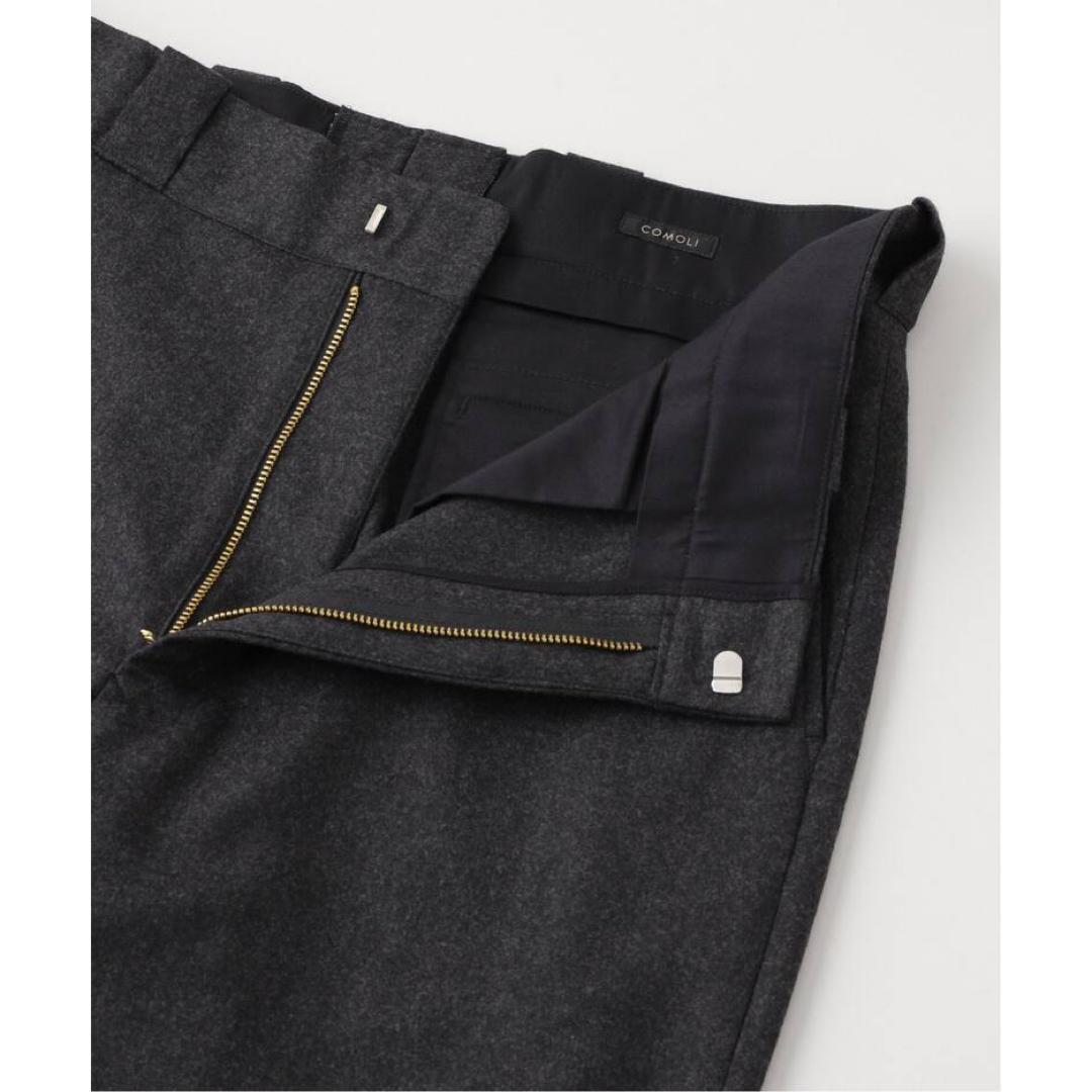 COMOLI - COMOLI 24AW ウールフラノパンツ A03-03022 の通販 by COMOLI - COMOLI 24AW ウールフラノパンツ A03-03022 の通販 by