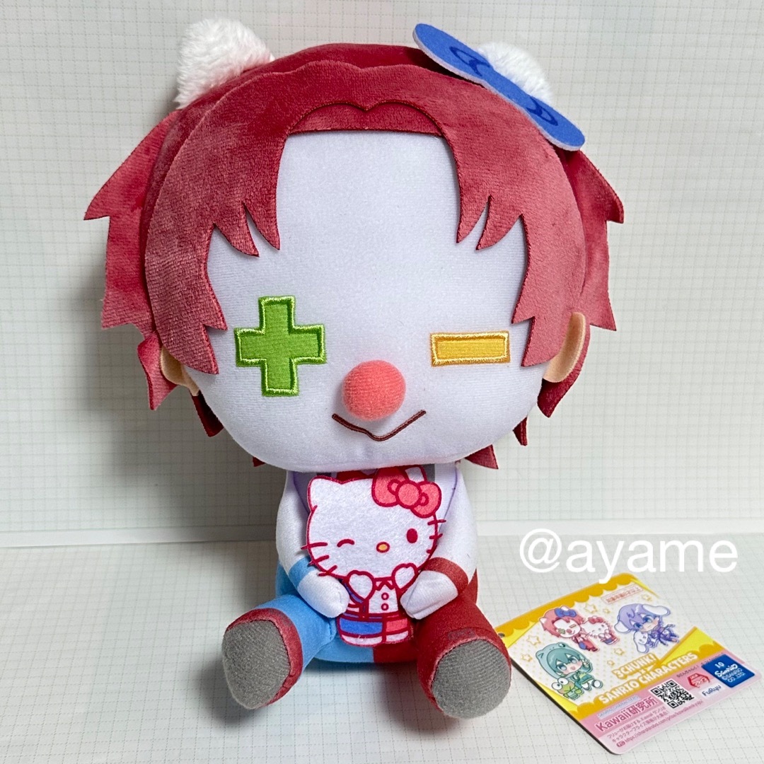さんちゃんく サンリオキャラクターズ BIGぬいぐるみ 雨栗 ハローキティ エンタメ/ホビーのおもちゃ/ぬいぐるみ(キャラクターグッズ)の商品写真