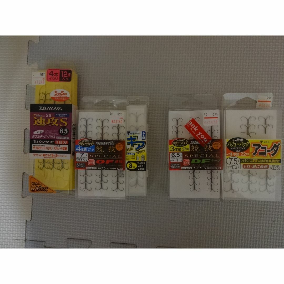 鮎　友釣り　ハリス付きイカリ針
