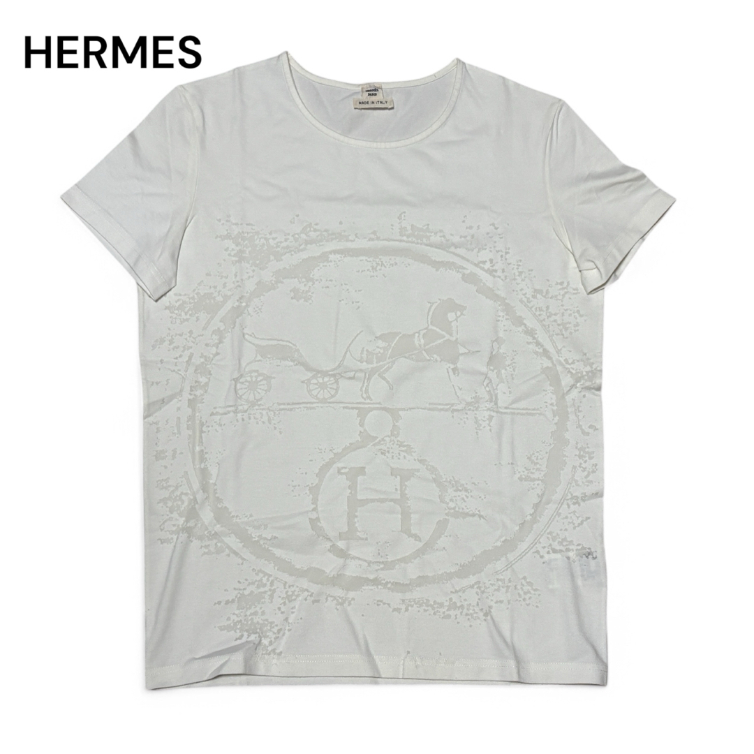 HERMES エルメス エクスリブリス Tシャツ 40 HERMES エルメス エクスリブリス Tシャツ 40