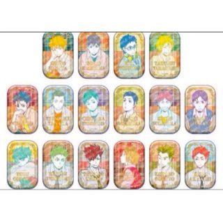 ハイキュー!! スクエア缶バッジ オフショット×カラー 第一弾 セブンネット(バッジ/ピンバッジ)