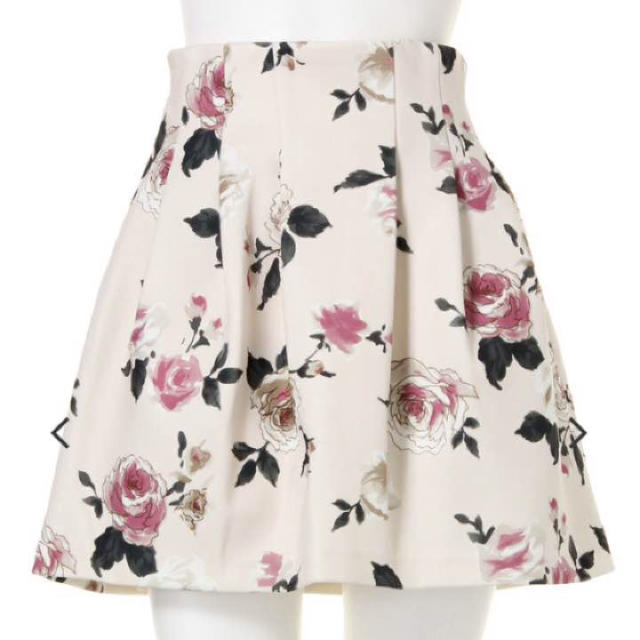 dazzlin(ダズリン)のローズ柄 ボンディングスカート レディースのスカート(ミニスカート)の商品写真