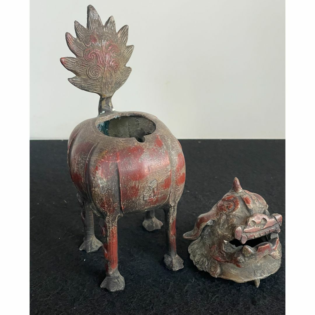 【35％OFF】 骨董 香道具 香炉 獅子 古銅 美術 中国 希少 古美術 古玩 唐物 工芸品