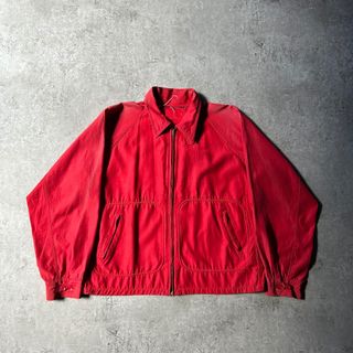 VINTAGE - 60s ドリズラージャケット レッド 44 サテン混紡の VINTAGE - 60s ドリズラージャケット レッド 44 サテン混紡の