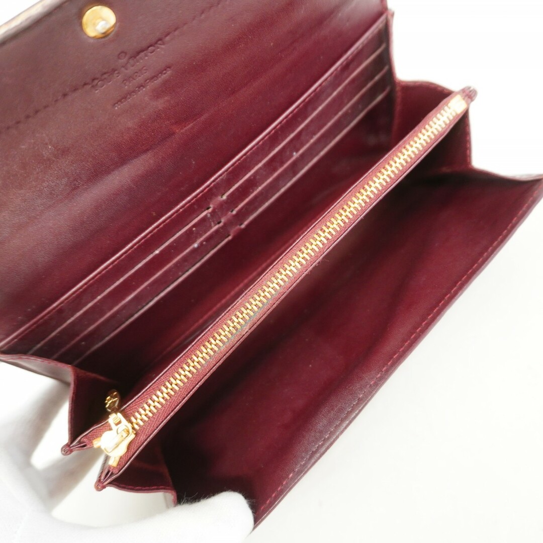 バイセル公式】ルイ・ヴィトン ポルトフォイユ サラ 二つ折り 長財布 ヴェルニ ルージュフォーヴィスト M91521 レディース 【中古】  ラッピング可 - バイセルブランシェ