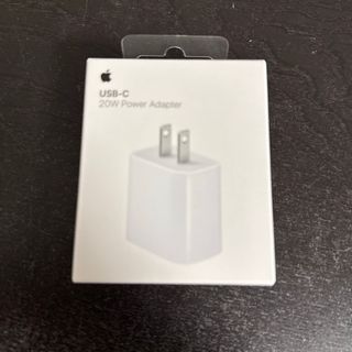アップル(Apple)のapple純正　USB-C 20W Power Adapter(バッテリー/充電器)