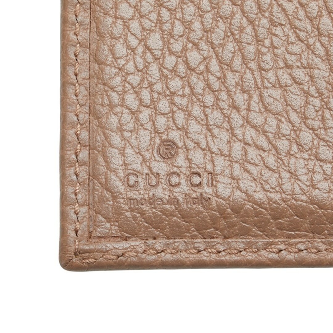 グッチ プチマーモント ダブルG コンパクトウォレット 474746 レザー レディース GUCCI 【1-0194711】