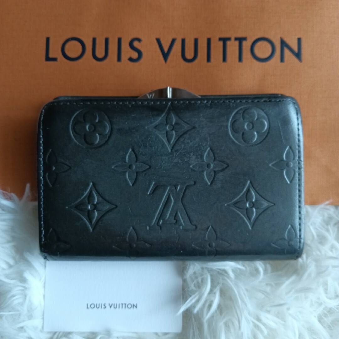 く日はお得♪ 【LOUISVUITTON】ルイヴィトン 折り財布 財布 ヴェルニ がま口 ✨ 小物
