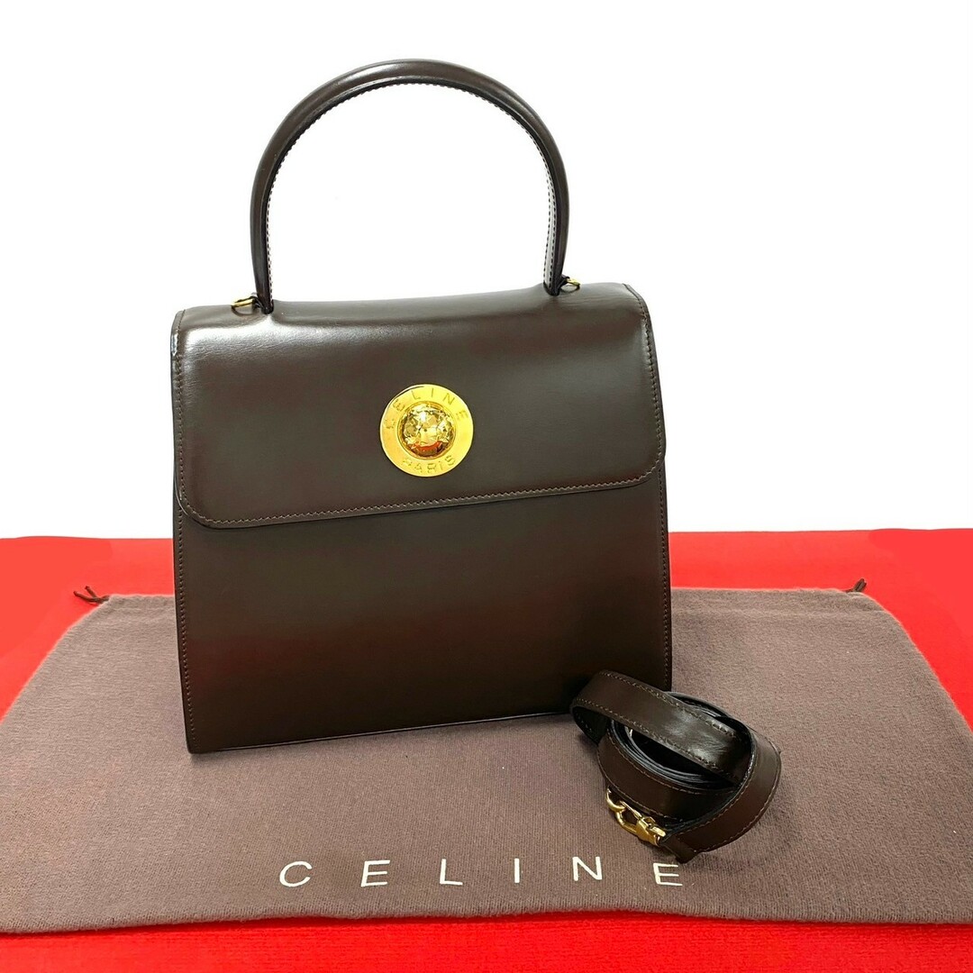 ほぼ未使用 CELINE セリーヌ ヴィンテージ スターボール 金具