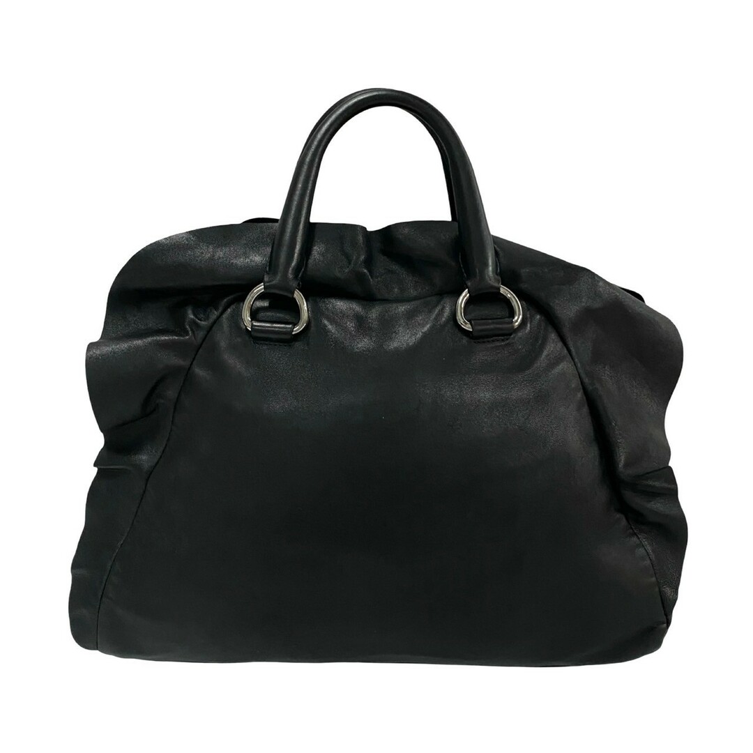 PRADA - 極 美品 希少品 PRADA プラダ ロゴ 金具 レザー 本革 PRADA - 極 美品 希少品 PRADA プラダ ロゴ 金具 レザー 本革