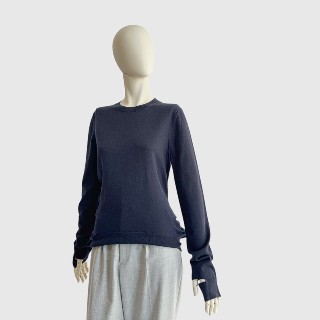 CELINE - CELINE セリーヌ ニット ネイビー セーター レディース CELINE - CELINE セリーヌ ニット ネイビー セーター レディース