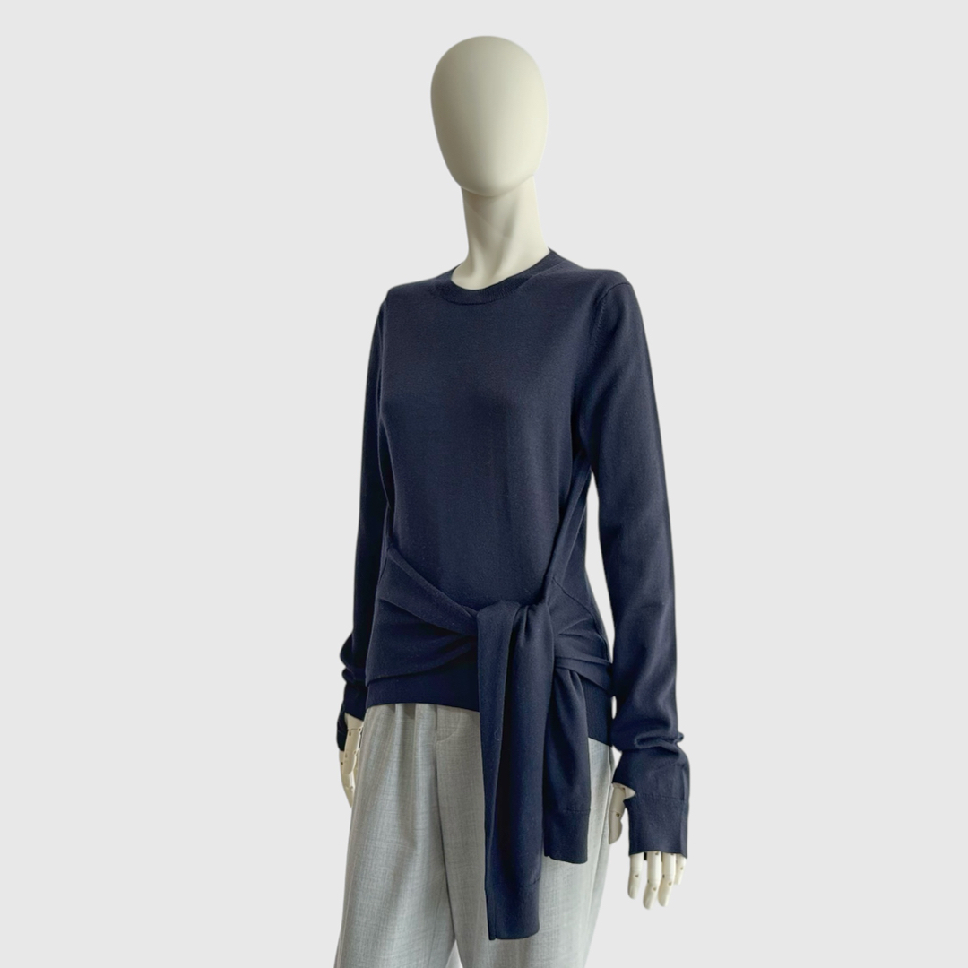 CELINE - CELINE セリーヌ ニット ネイビー セーター レディース CELINE - CELINE セリーヌ ニット ネイビー セーター レディース