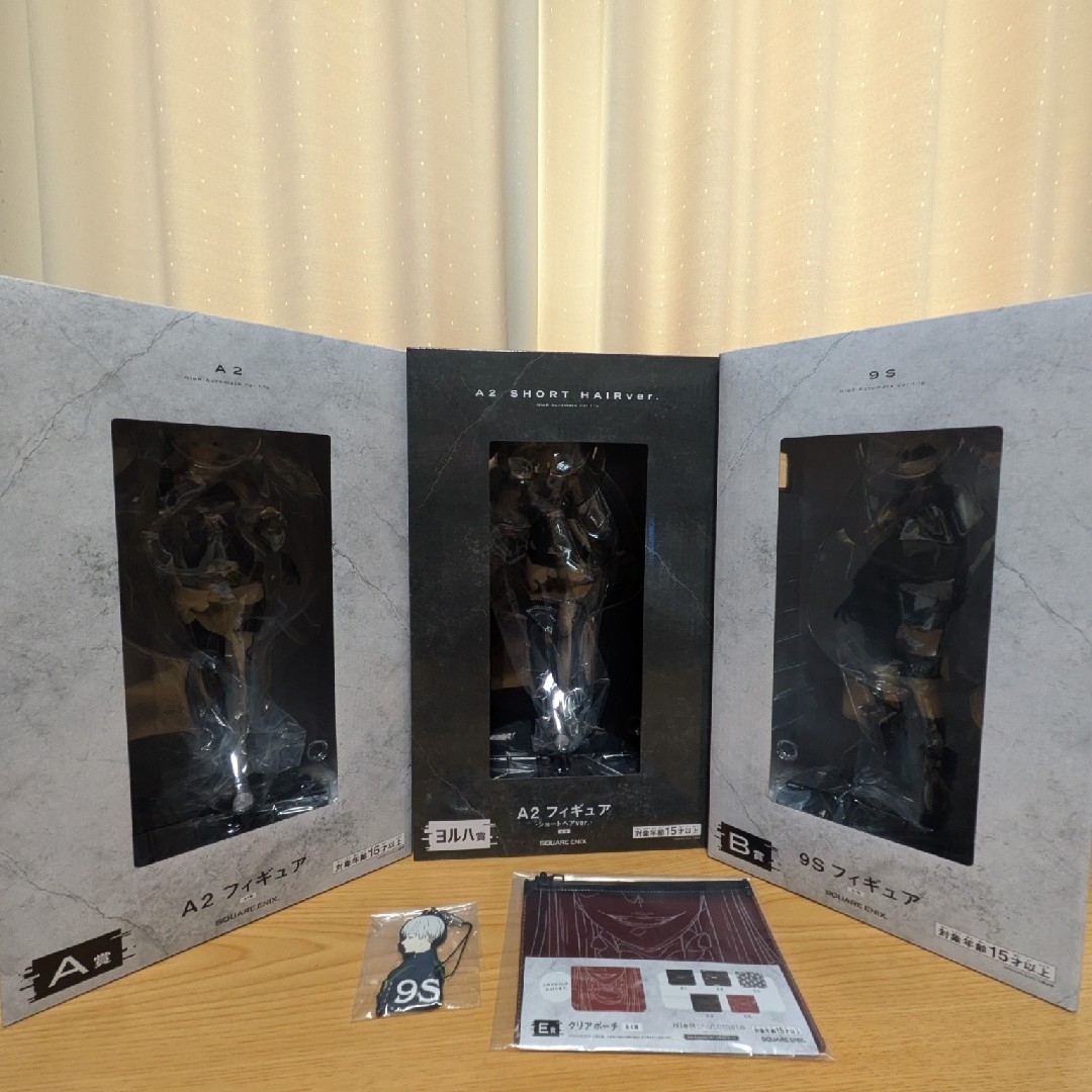 SQUARE ENIX(スクウェアエニックス)の最終値下げニーアオートマタくじ ヨルハ賞A賞B賞とおまけセット エンタメ/ホビーのフィギュア(ゲームキャラクター)の商品写真