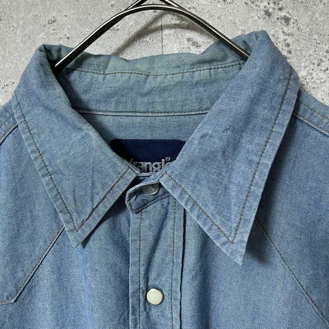 SHIPS別注】Wrangler: ノーカラーデニムシャツワンピース◇(502382609) | シップス ウィメン(SHIPS WOMEN) - d  fashion